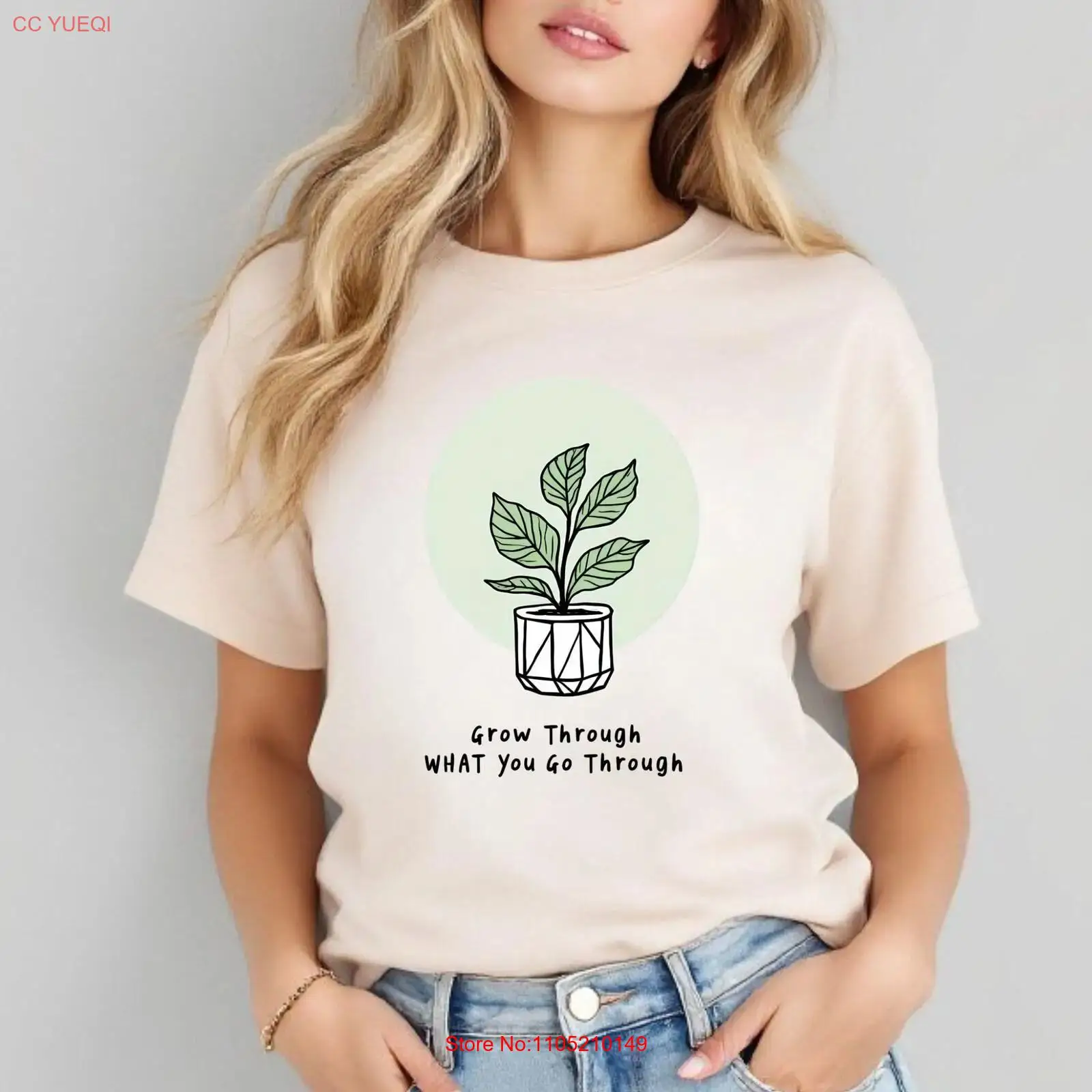 Plant Parenting - Minimalist Plant Parent T Shirt Grow