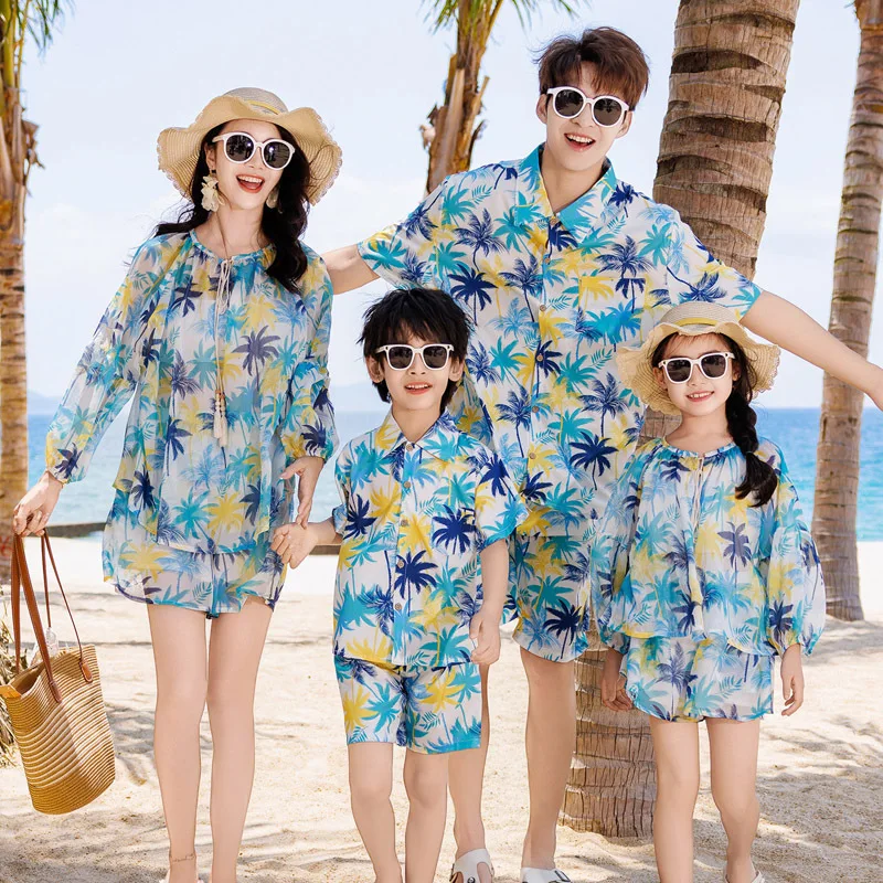 Plant Parenting - Family Vacation Look Matching Outfits Holiday