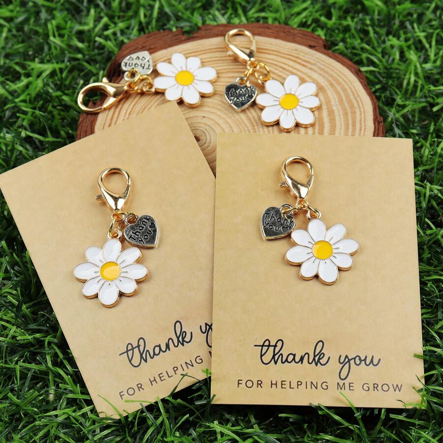Enamel Daisy Keychains With Th – Plant Parenting Bewertung und Preis