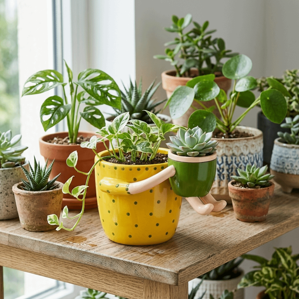 Resin Parent-child Flowerpot F – Plant Parenting Bewertung und Preis
