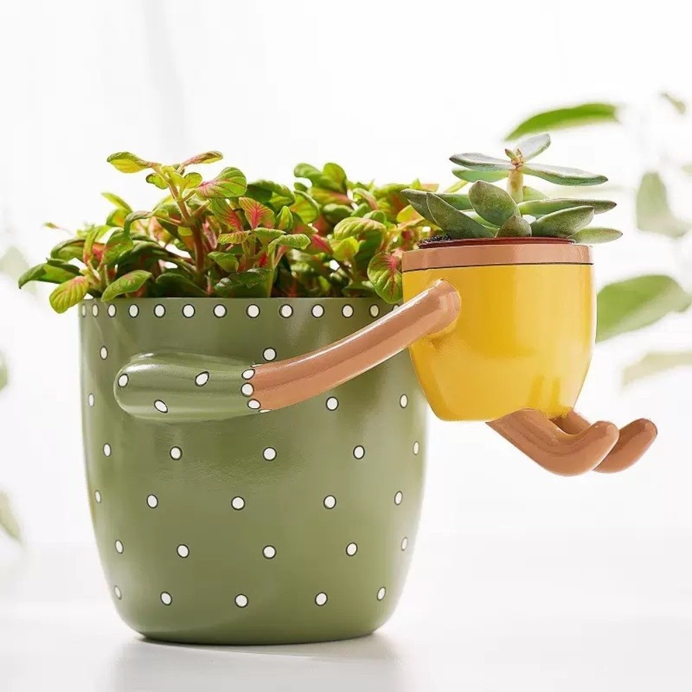 Resin Parent-child Flowerpot F – Plant Parenting Bewertung und Preis