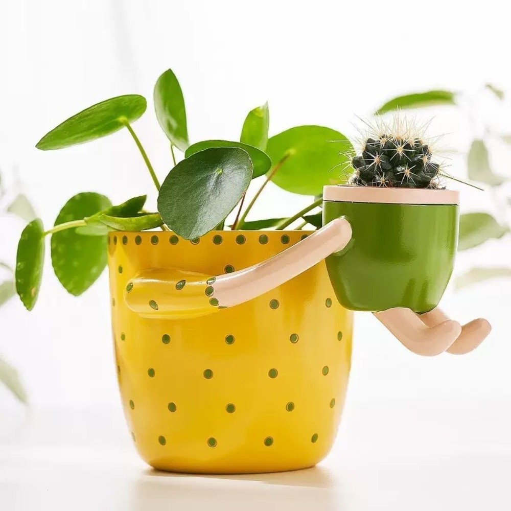 Resin Parent-child Flowerpot F – Plant Parenting Bewertung und Preis