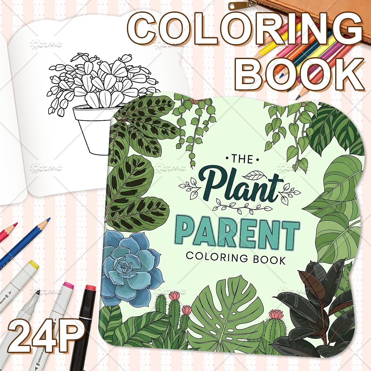 THE Plant PARENTE Coloring Boo – Plant Parenting Bewertung und Preis